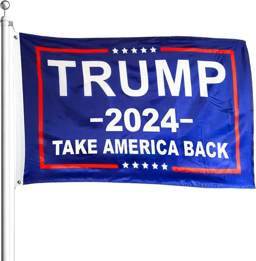 Trump 2024 'Take America Back' Flag – 3x5 FT Durable Polyester